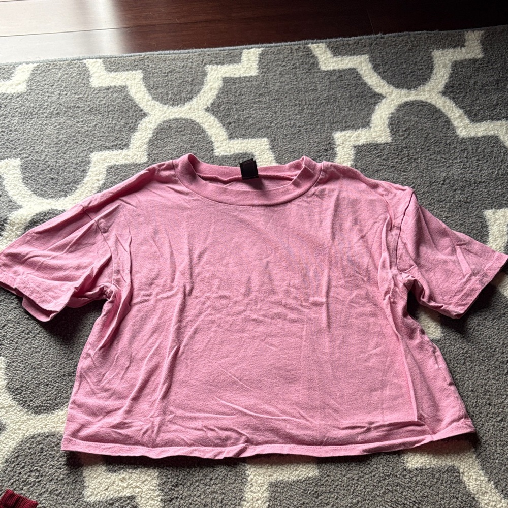 Wild Fable Pink Crop Top